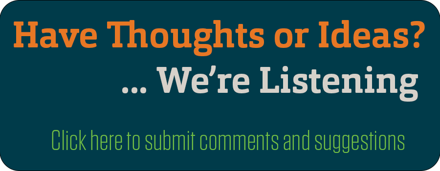 Have Thoughts Sign - Click to Submit Comments